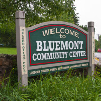 Welcome Sign in Bluemont Welcome Sign in Bluemont
